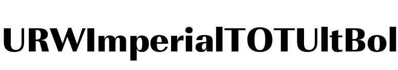 URWImperialTOTUltBol font preview