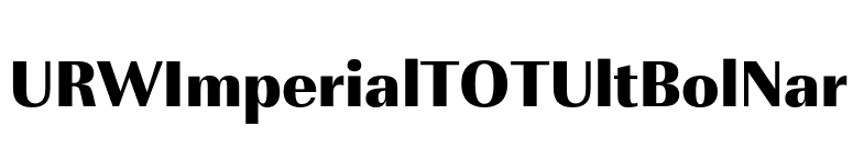 URWImperialTOTUltBolNar font preview