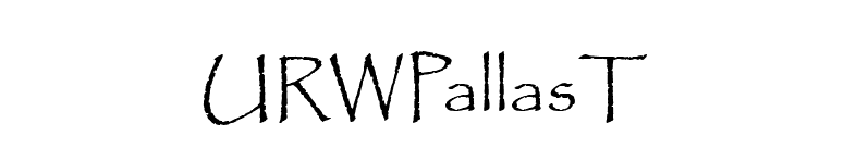 URWPallasT font preview