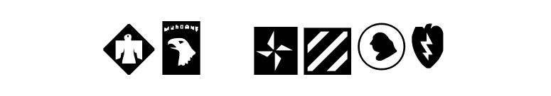US Army font preview