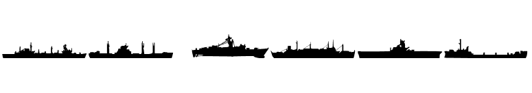US Navy font preview