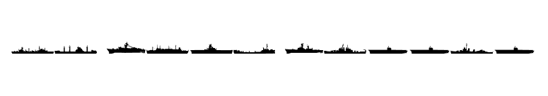 US Navy Mirror font preview