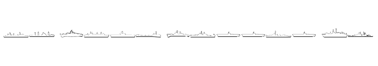 US Navy Mirror 3D font preview