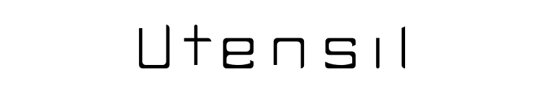 Utensil font preview