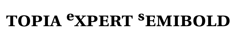 Utopia Expert Semibold font preview