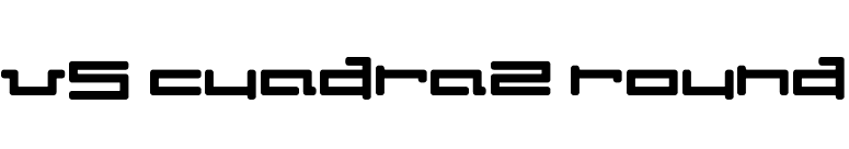 V5 Cuadra2 Round font preview