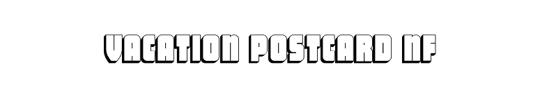 Vacation Postcard NF font preview