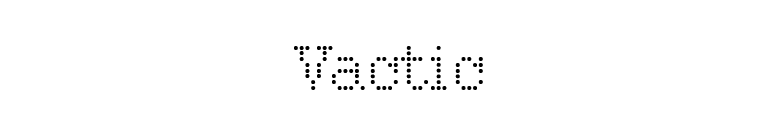 Vactic font preview