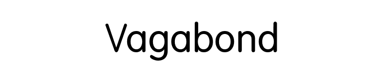 Vagabond font preview