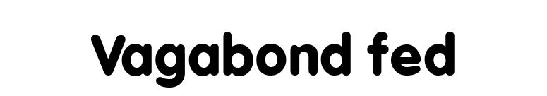 Vagabond fed font preview