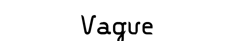 Vague font preview