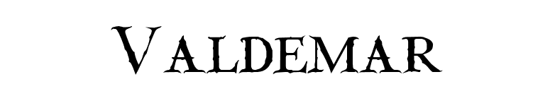 Valdemar font preview