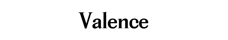 Valence font preview