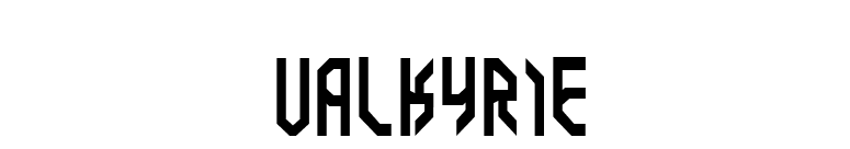 Valkyrie font preview