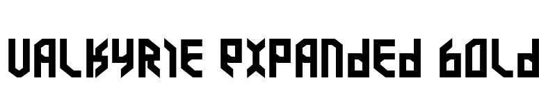 Valkyrie Expanded Bold font preview