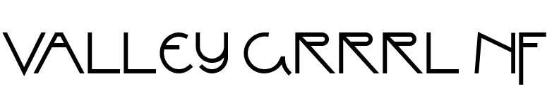 Valley Grrrl NF font preview