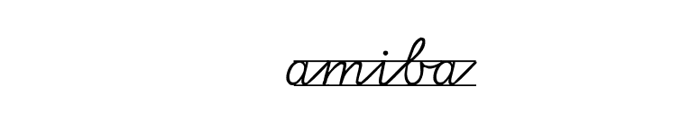 Vamiba font preview