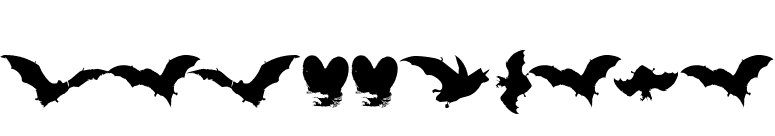 VampyrBats font preview