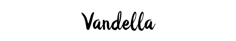 Vandella font preview