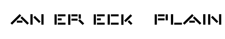 VanDerLeckAT plain font preview