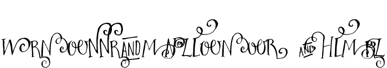 VanillaFrosting_Extras font preview