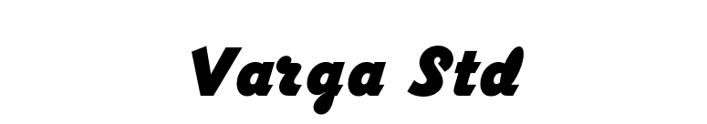 Varga Std font preview
