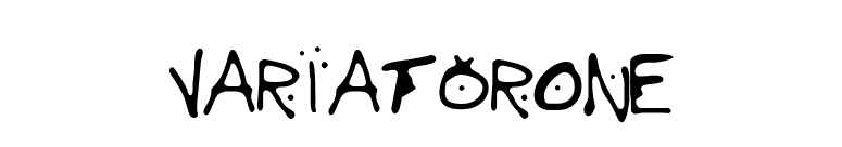 VariatorOne font preview