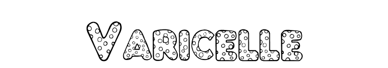 Varicelle font preview