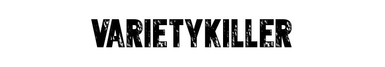 Varietykiller font preview