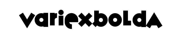 VariexBoldA font preview