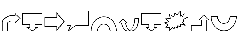 VariShapes font preview