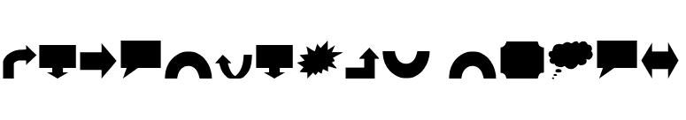 VariShapes Solid font preview