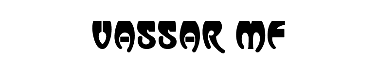 Vassar MF font preview