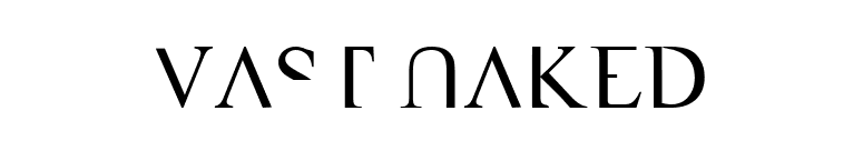 VAST Naked font preview