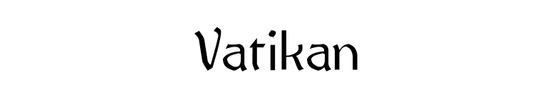 Vatikan font preview