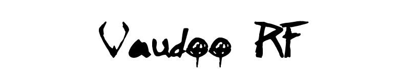 Vaudoo2RF font preview