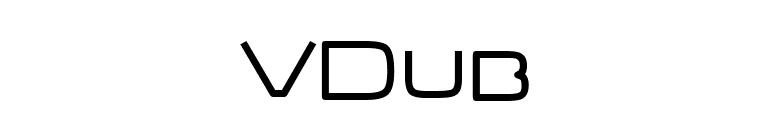 VDub font preview