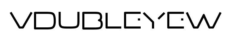 Vdubleyew font preview