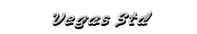 Vegas Std font preview