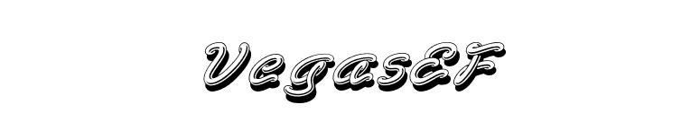 VegasEF font preview
