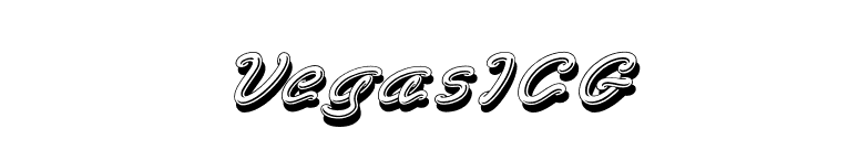 VegasICG font preview