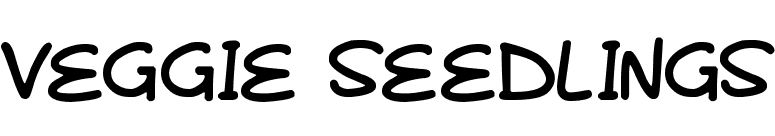 Veggie Seedlings
 font preview