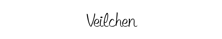 Veilchen font preview