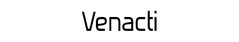 Venacti font preview