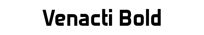Venacti Bold font preview