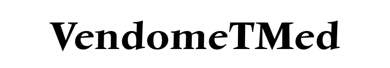 VendomeTMed font preview