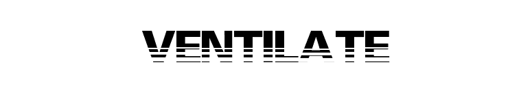 Ventilate font preview