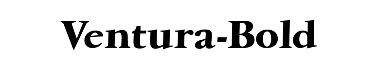 Ventura-Bold font preview
