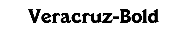 Veracruz-Bold font preview