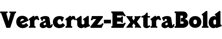 Veracruz-ExtraBold font preview